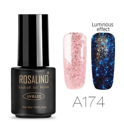 Гел Лак Розовo-Флуорисцентна Серия 7ml A174 Rosalind
